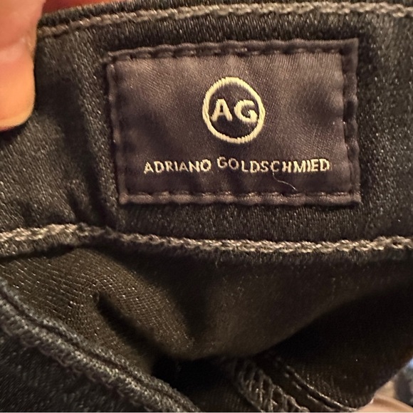 AG Adriano Goldschmied Farrah Indigo High-Rise Ankle Skinny Jeans Womens Size 27 - Picture 4 of 10